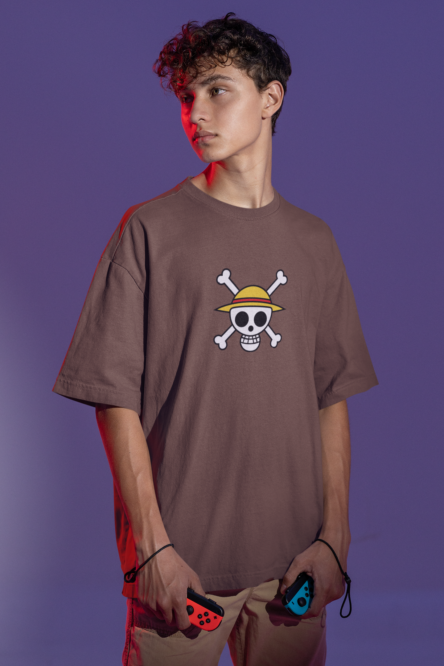 One Piece Anime Oversized Streetwear Tee