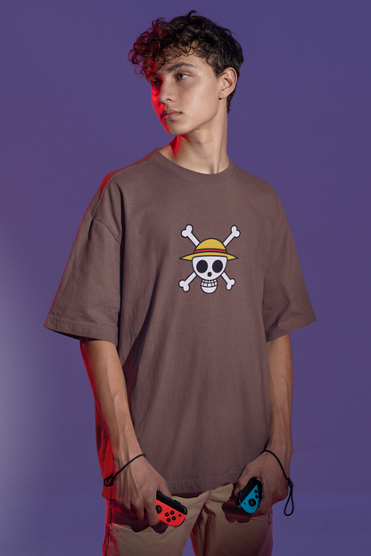 One Piece Anime Oversized Streetwear Tee