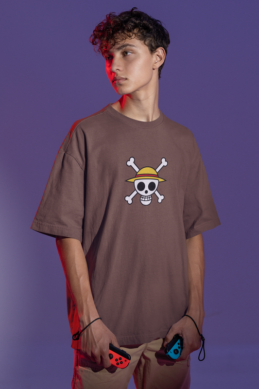 One Piece Anime Oversized Streetwear Tee